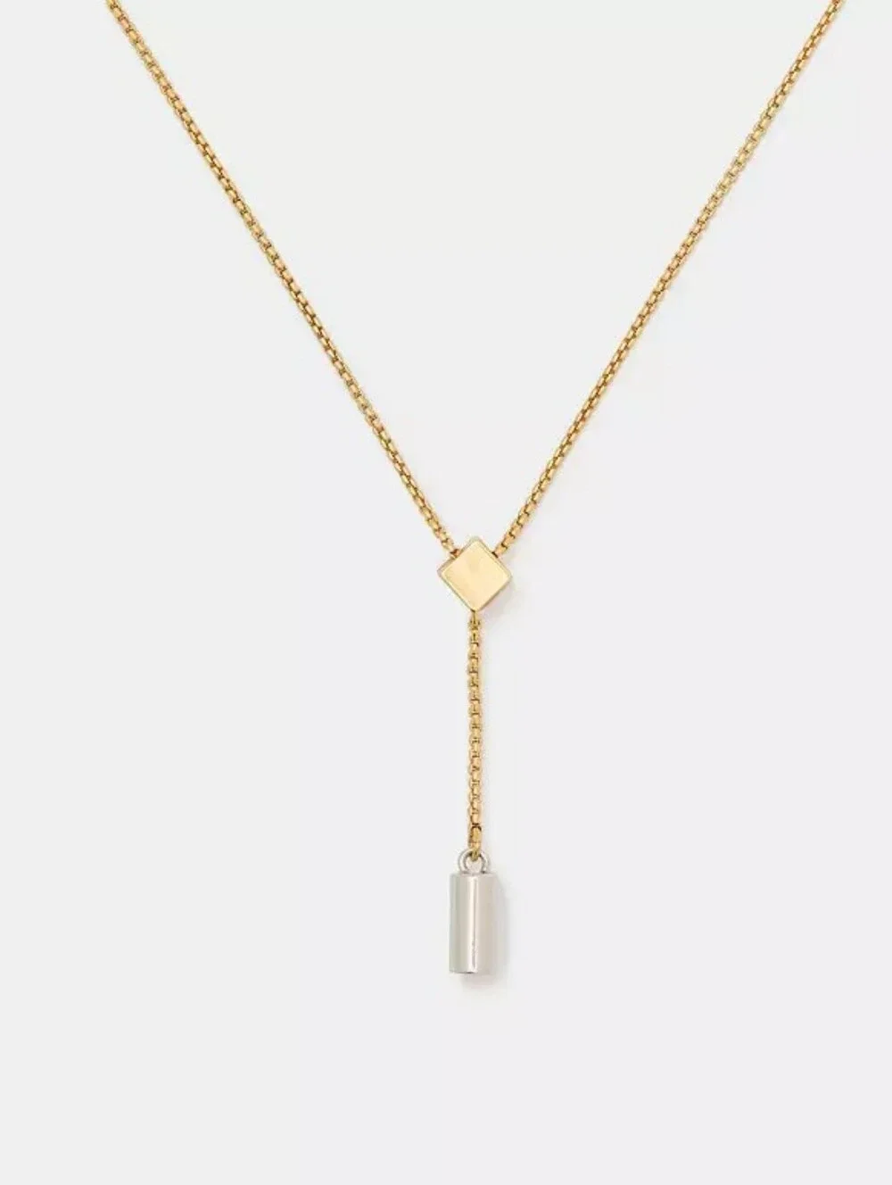Kate Spade New York Geo Pop Y Necklace Two-Tone